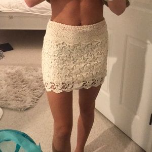 Crochet skirt
